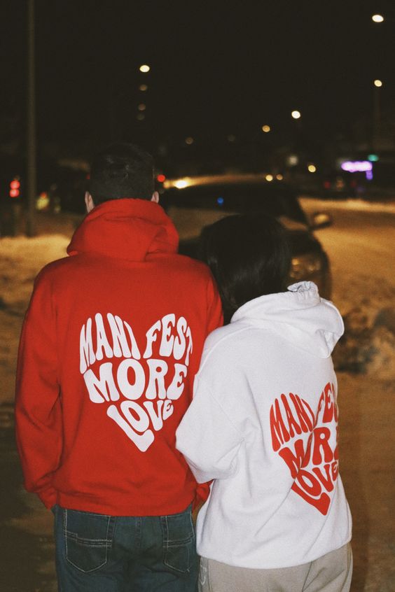 Unleash Your Style: InkSoul's Couple Hoodie Collection