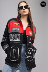 Unisex Letterman Racing  Vintage Jacket