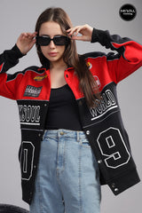 Unisex Letterman Racing  Vintage Jacket