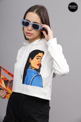 Women's Bold Girl Crop All Season Hoodie