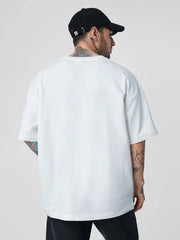 White Plain Oversized T-shirt for Men