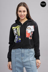 Women's Twin Model All Season Crop Hoodie