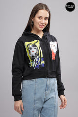 Women's Twin Model All Season Crop Hoodie