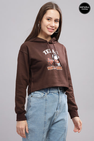 Women's Texas All Season Crop Hoodie