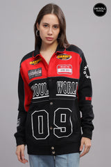 Unisex Letterman Racing  Vintage Jacket