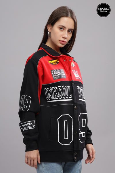 Unisex Letterman Racing  Vintage Jacket