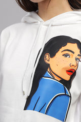 Women's Bold Girl Crop All Season Hoodie