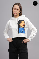 Women's Bold Girl Crop All Season Hoodie