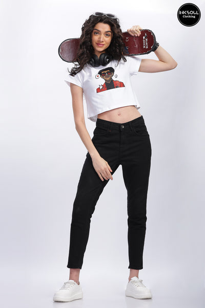 Women's Weekend Anime Crop Top