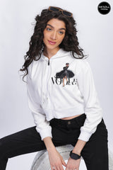 Women's Vogue All Season Crop Hoodie