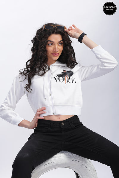 Women's Vogue All Season Crop Hoodie