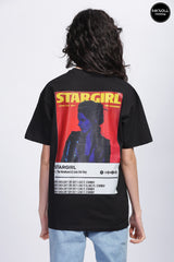 Women's Star Girl Graphic Printed Oversized T-shirt