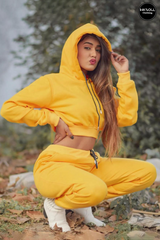 Yellow Crop Co-ord Set