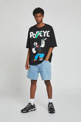 Popeye Spinich Oversize Tee