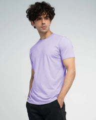 Dream Blue Plain Regular T-Shirt