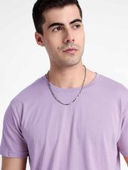 Lilac Plain Regular T-Shirt