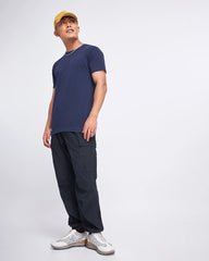 Navy Blue Plain Regular T-Shirt